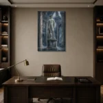 Premium Wall Art Dikey Html Edition – NUDE0826082 displayed in a contemporary gallery-inspired room