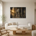 Premium Wall Art Yatay Html Edition – NUDE0826085 styled in a refined neutral interior