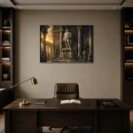 Premium Wall Art Yatay Html Edition – NUDE0826085 displayed in a contemporary gallery-inspired room