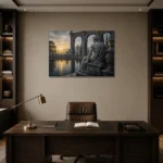 Premium Wall Art Yatay Html Edition – NUDE0826087 displayed in a contemporary gallery-inspired room