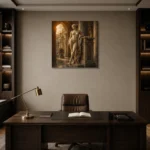 Premium Wall Art Kare Html Edition – NUDE0826088 displayed in a contemporary gallery-inspired room