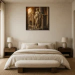 Premium Wall Art Kare Html Edition – NUDE0826088 showcased in an elegant minimalist interior