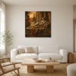 Premium Wall Art Kare Html Edition – NUDE0826089 styled in a refined neutral interior