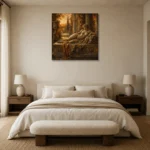 Premium Wall Art Kare Html Edition – NUDE0826089 showcased in an elegant minimalist interior
