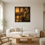 Premium Wall Art Kare Html Edition – NUDE0826090 styled in a refined neutral interior