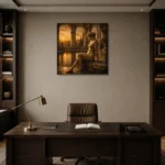 Premium Wall Art Kare Html Edition – NUDE0826090 displayed in a contemporary gallery-inspired room
