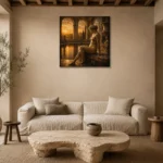 Premium Wall Art Kare Html Edition – NUDE0826090 presented in a sophisticated home setting