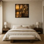 Premium Wall Art Kare Html Edition – NUDE0826090 showcased in an elegant minimalist interior
