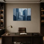 Premium Wall Art Yatay Html Edition – OFFICEWALL2806001 displayed in a contemporary gallery-inspired room