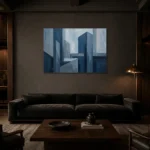 Premium Wall Art Yatay Html Edition – OFFICEWALL2806001 shown in a warm modern interior