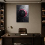 Premium Wall Art Dikey Html Edition – OFFICEWALL2806006 displayed in a contemporary gallery-inspired room