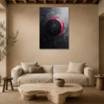 Premium Wall Art Dikey Html Edition – OFFICEWALL2806006 presented in a sophisticated home setting