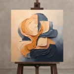 Premium Wall Art Kare Html Edition – OFFICEWALL2806007 displayed on a studio easel