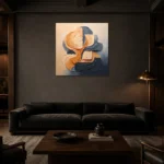 Premium Wall Art Kare Html Edition – OFFICEWALL2806007 shown in a warm modern interior