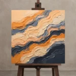 Premium Wall Art Kare Html Edition – OFFICEWALL2806008 displayed on a studio easel