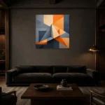 Premium Wall Art Kare Html Edition – OFFICEWALL2806009 shown in a warm modern interior