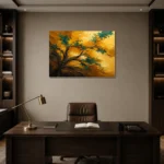 Premium Wall Art Yatay Html Edition – OFFICEWALL2806010 displayed in a contemporary gallery-inspired room