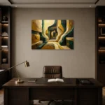 Premium Wall Art Yatay Html Edition – OFFICEWALL2806011 displayed in a contemporary gallery-inspired room