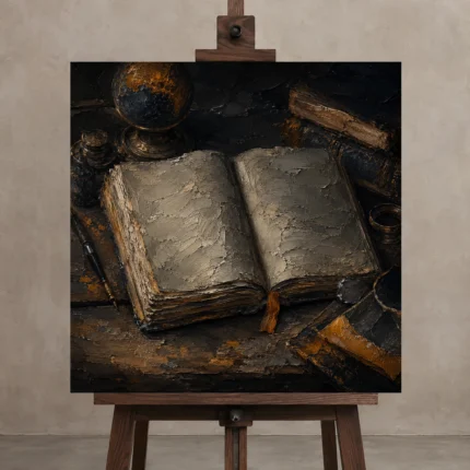 Premium Wall Art Kare Html Edition – OFFICEWALL2806017 displayed on a studio easel