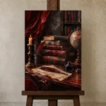 Premium Wall Art Dikey Html Edition – OFFICEWALL2806022 displayed on a studio easel