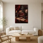 Premium Wall Art Dikey Html Edition – OFFICEWALL2806022 styled in a refined neutral interior