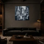 Premium Wall Art Kare Html Edition – OFFICEWALL2806025 shown in a warm modern interior