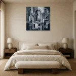 Premium Wall Art Kare Html Edition – OFFICEWALL2806025 showcased in an elegant minimalist interior