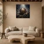 Premium Wall Art Kare Html Edition – OFFICEWALL2806035 presented in a sophisticated home setting