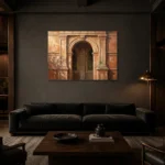 Premium Wall Art Yatay Html Edition – OFFICEWALL2806037 shown in a warm modern interior