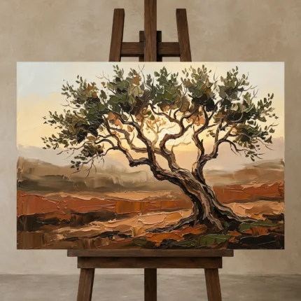 Premium Wall Art Yatay Html Edition – OFFICEWALL2806038 displayed on a studio easel