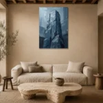 Premium Wall Art Dikey Html Edition – OFFICEWALL2806040 presented in a sophisticated home setting