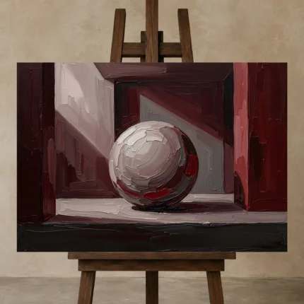 Premium Wall Art Yatay Html Edition – OFFICEWALL2806046 displayed on a studio easel