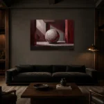 Premium Wall Art Yatay Html Edition – OFFICEWALL2806046 shown in a warm modern interior