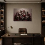 Premium Wall Art Yatay Html Edition – OFFICEWALL2806048 displayed in a contemporary gallery-inspired room
