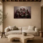 Premium Wall Art Yatay Html Edition – OFFICEWALL2806048 presented in a sophisticated home setting