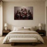 Premium Wall Art Yatay Html Edition – OFFICEWALL2806048 showcased in an elegant minimalist interior