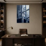 Premium Wall Art Dikey Html Edition – OFFICEWALL2806049 displayed in a contemporary gallery-inspired room