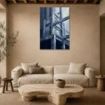 Premium Wall Art Dikey Html Edition – OFFICEWALL2806049 presented in a sophisticated home setting