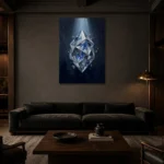Premium Wall Art Dikey Html Edition – OFFICEWALL2806051 shown in a warm modern interior
