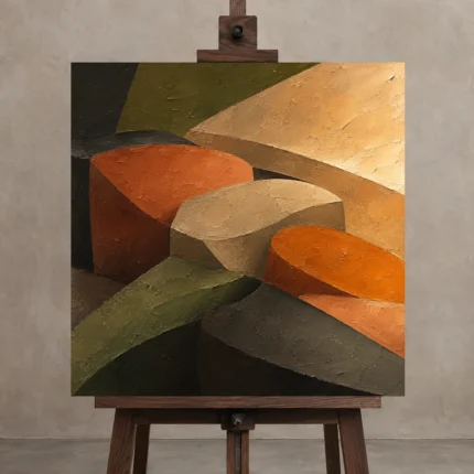 Premium Wall Art Kare Html Edition – OFFICEWALL2806053 displayed on a studio easel