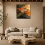 Premium Wall Art Kare Html Edition – OFFICEWALL2806053 presented in a sophisticated home setting