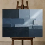 Premium Wall Art Yatay Html Edition – OFFICEWALL2806056 displayed on a studio easel