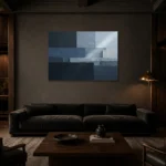 Premium Wall Art Yatay Html Edition – OFFICEWALL2806056 shown in a warm modern interior