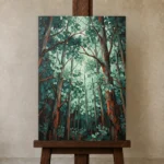 Premium Wall Art Dikey Html Edition – OFFICEWALL2806069 displayed on a studio easel