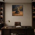 Premium Wall Art Kare Html Edition – OFFICEWALL2806070 displayed in a contemporary gallery-inspired room