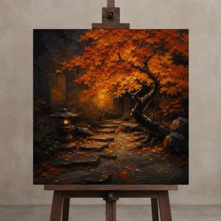 Premium Wall Art Kare Html Edition – OFFICEWALL2806071 displayed on a studio easel