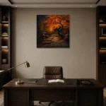 Premium Wall Art Kare Html Edition – OFFICEWALL2806071 displayed in a contemporary gallery-inspired room
