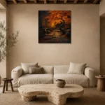 Premium Wall Art Kare Html Edition – OFFICEWALL2806071 presented in a sophisticated home setting