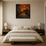 Premium Wall Art Kare Html Edition – OFFICEWALL2806071 showcased in an elegant minimalist interior