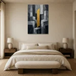 Premium Wall Art Dikey Html Edition – OFFICEWALL2806077 showcased in an elegant minimalist interior
